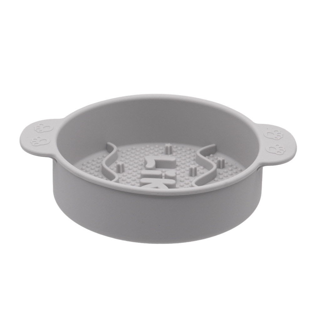 Pet Slow Feed Bowl Obstacle Design Anti Choke