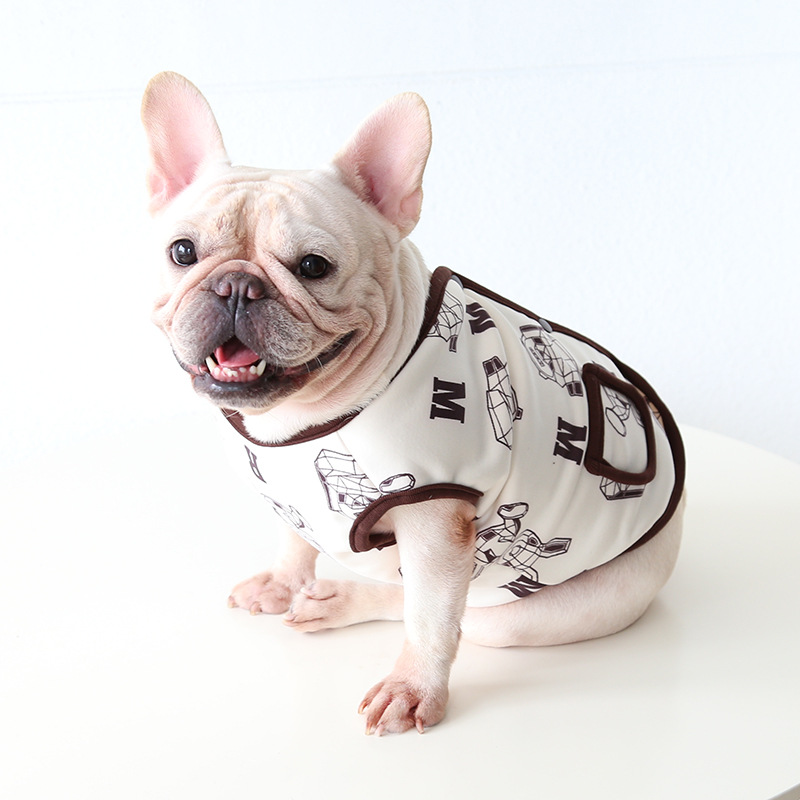 Pet Rabbit Vest Soft Knit Cartoon Print