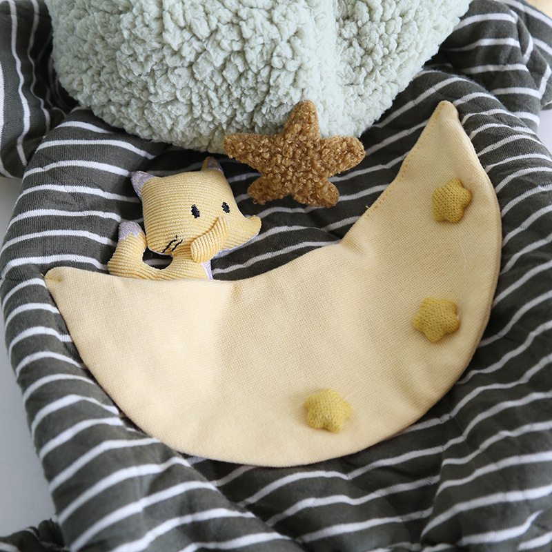 Pet Fox Moon Onesie Plush Hood Winter