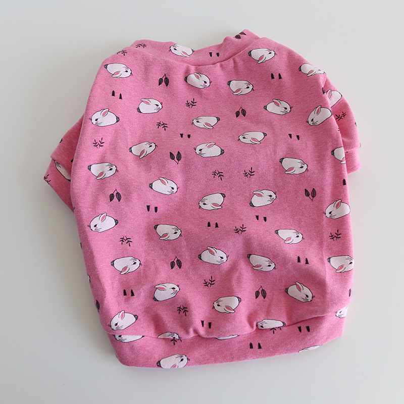 Pet Cartoon Print Hooded Sweatshirt Star Pattern
