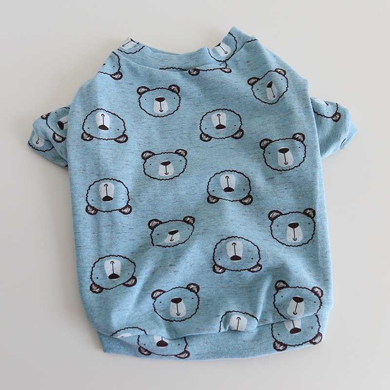 Pet Cartoon Print Hooded Sweatshirt Star Pattern