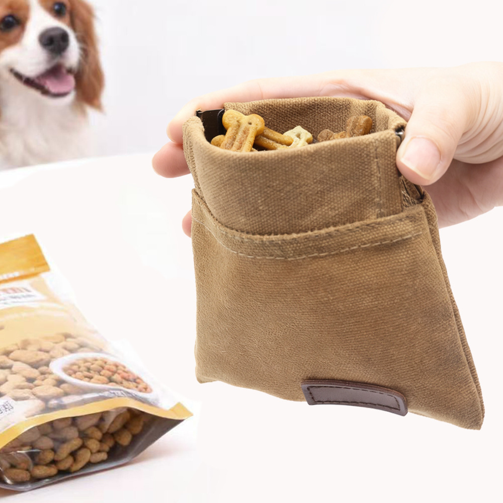 Pet Walking Bag Leash Attachment Snack Pouch