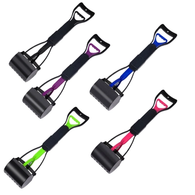 Pet Waste Scoop Foldable Design Long Handle 01