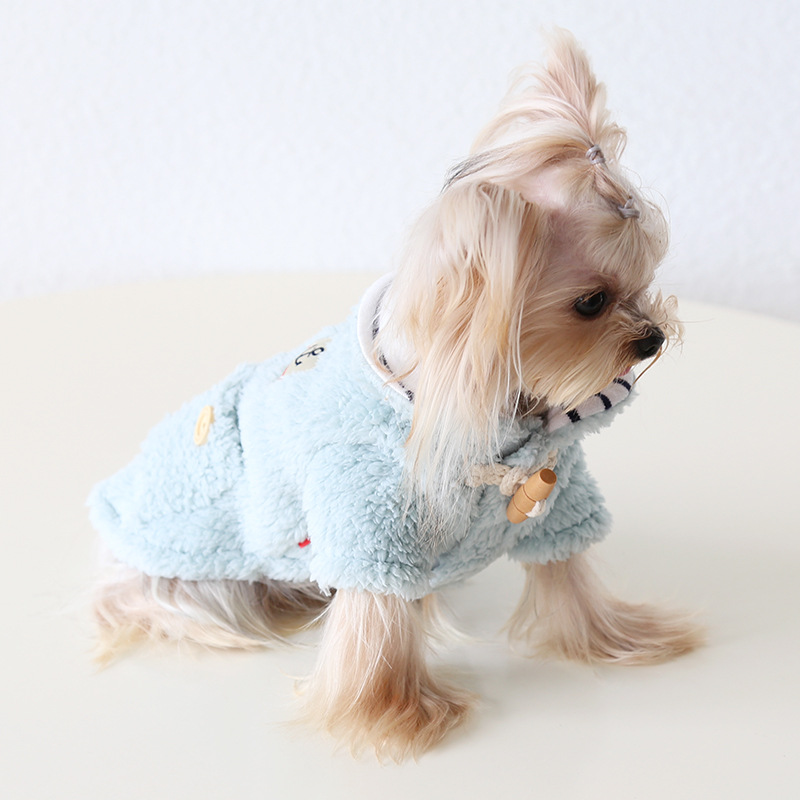 Pet Sailor Collar Outfit Anchor Patch Pocket Detail