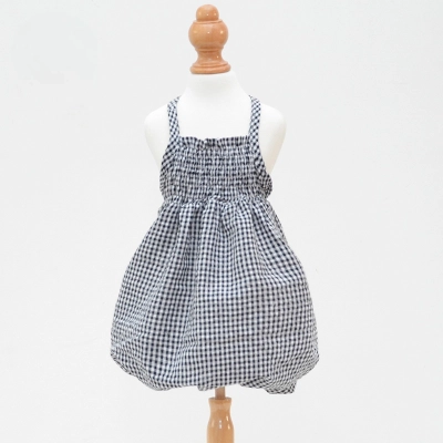 Pet Plaid Suspenders Set Detachable Hat Seasonal Design 02