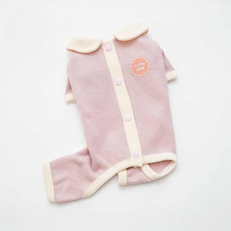Autumn Winter Dog Open Front Four Legs Clothing