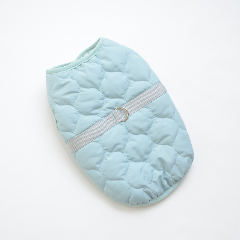 Pet Quilted Vest Diamond Pattern Winter Warm