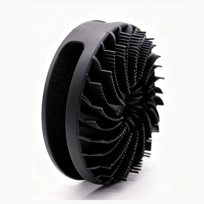 Whirlwind Pet Bath Brush Dual-Sided Grooming Tool 02
