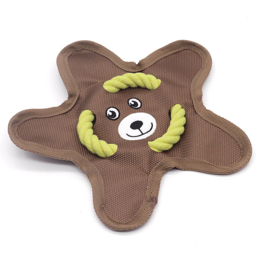 Durable Oxford Dog Frisbee With Squeaker