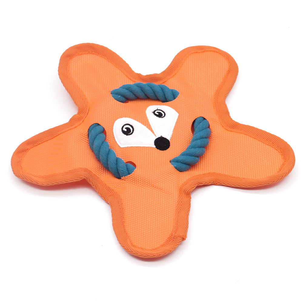 Durable Oxford Dog Frisbee With Squeaker