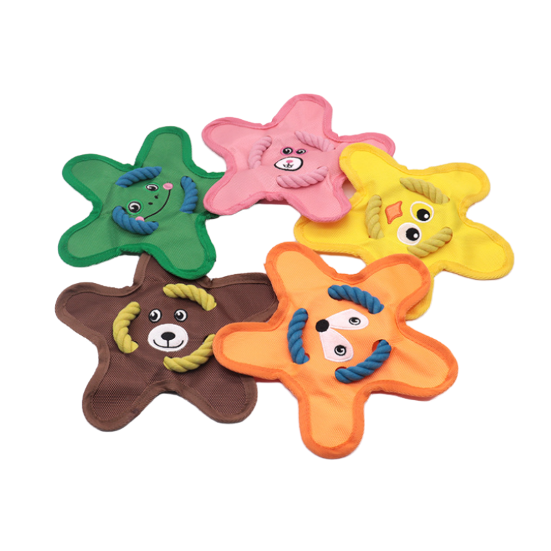 Durable Oxford Dog Frisbee With Squeaker