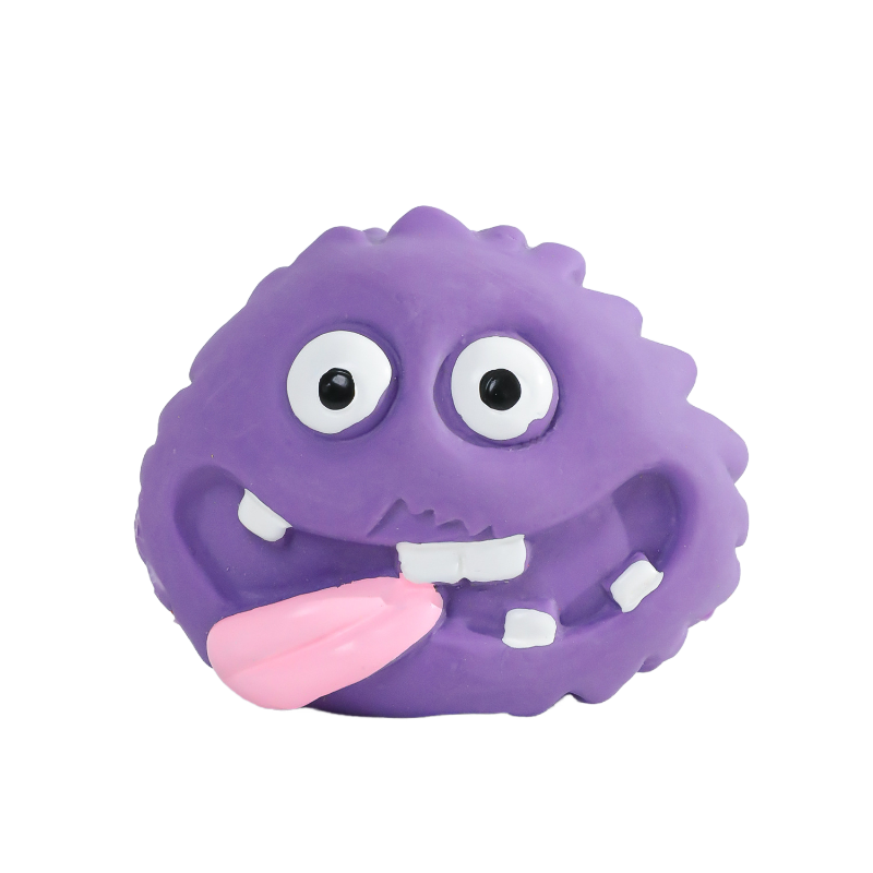 Colorful Monster Latex Dog Toy