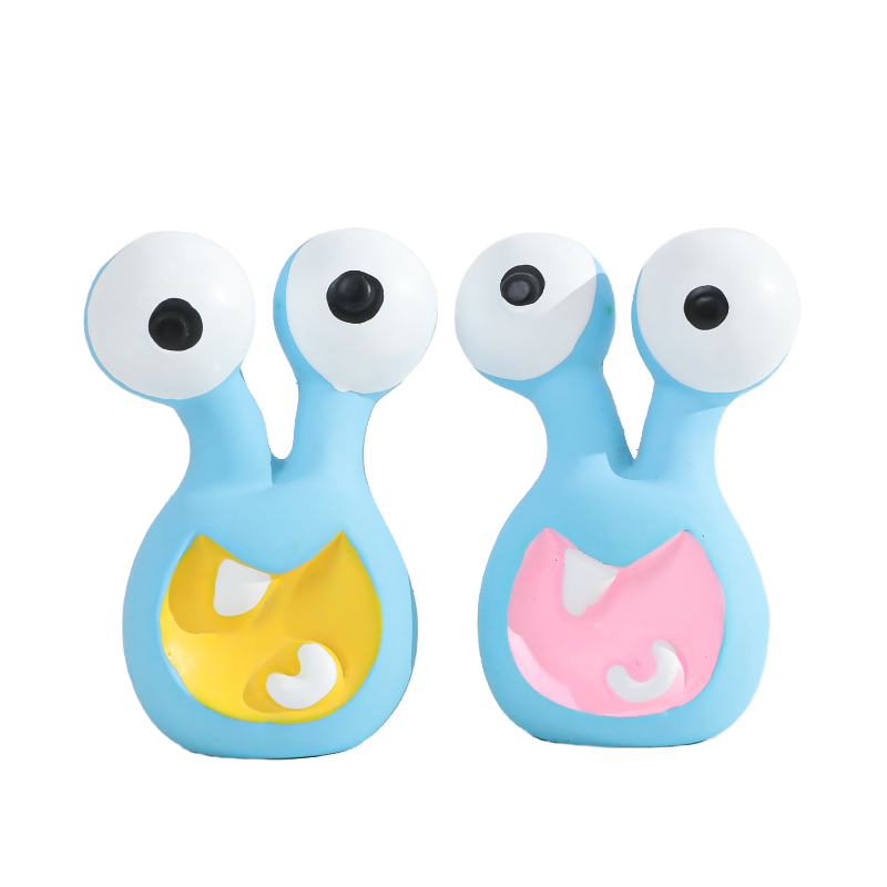 Colorful Monster Latex Dog Toy