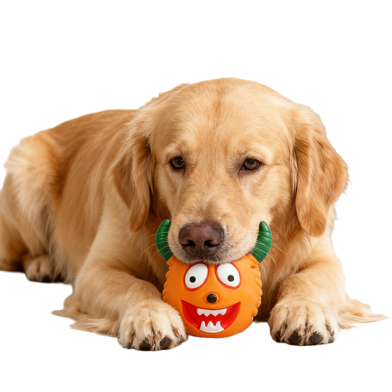 Colorful Monster Latex Dog Toy