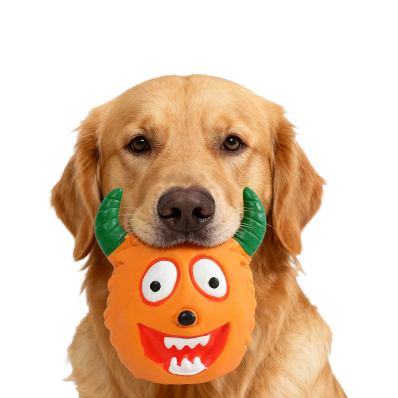 Colorful Monster Latex Dog Toy