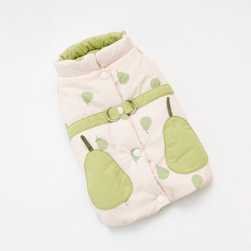 Cute Pumpkin Pear Print Pet Vest