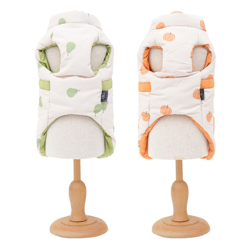 Cute Pumpkin Pear Print Pet Vest