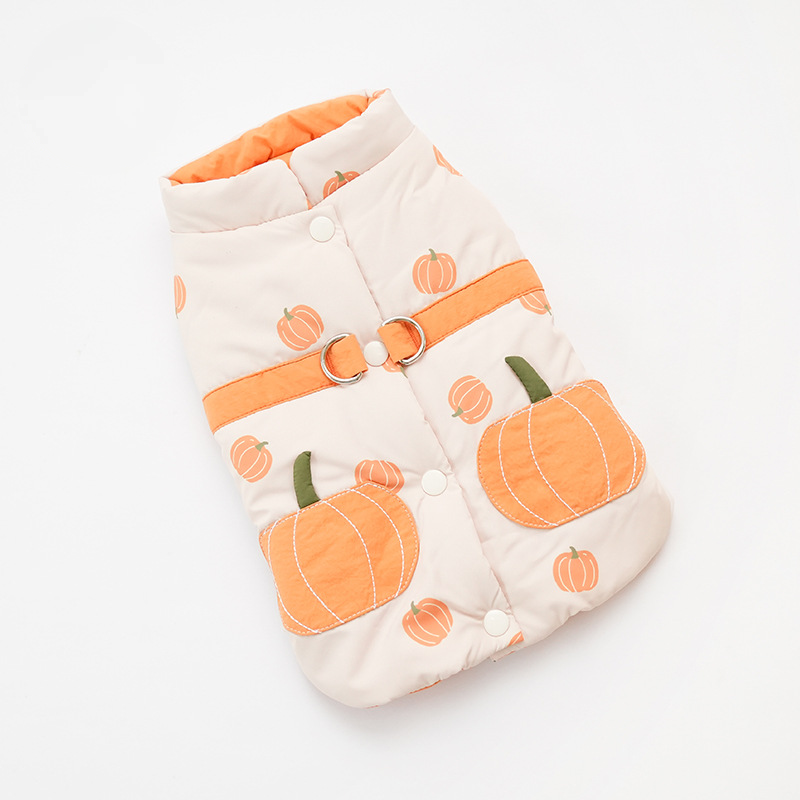 Cute Pumpkin Pear Print Pet Vest