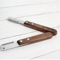 Dog Wooden Handle Grooming Stripper review 0