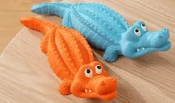 Rubber Crocodile Dog Chew Toys review William Turner