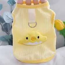 Cute Cartoon Traction Vest Cat Thin Pet Dog Clothes review Daniel Morgan