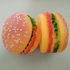 Dog Toy Hamburger Sound Toy Teeth Grinding And Cleaning review William Davis