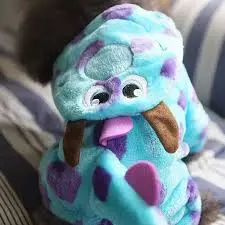 Sulley - inspired Pet Costume for Fall Winter review Ashley Collins