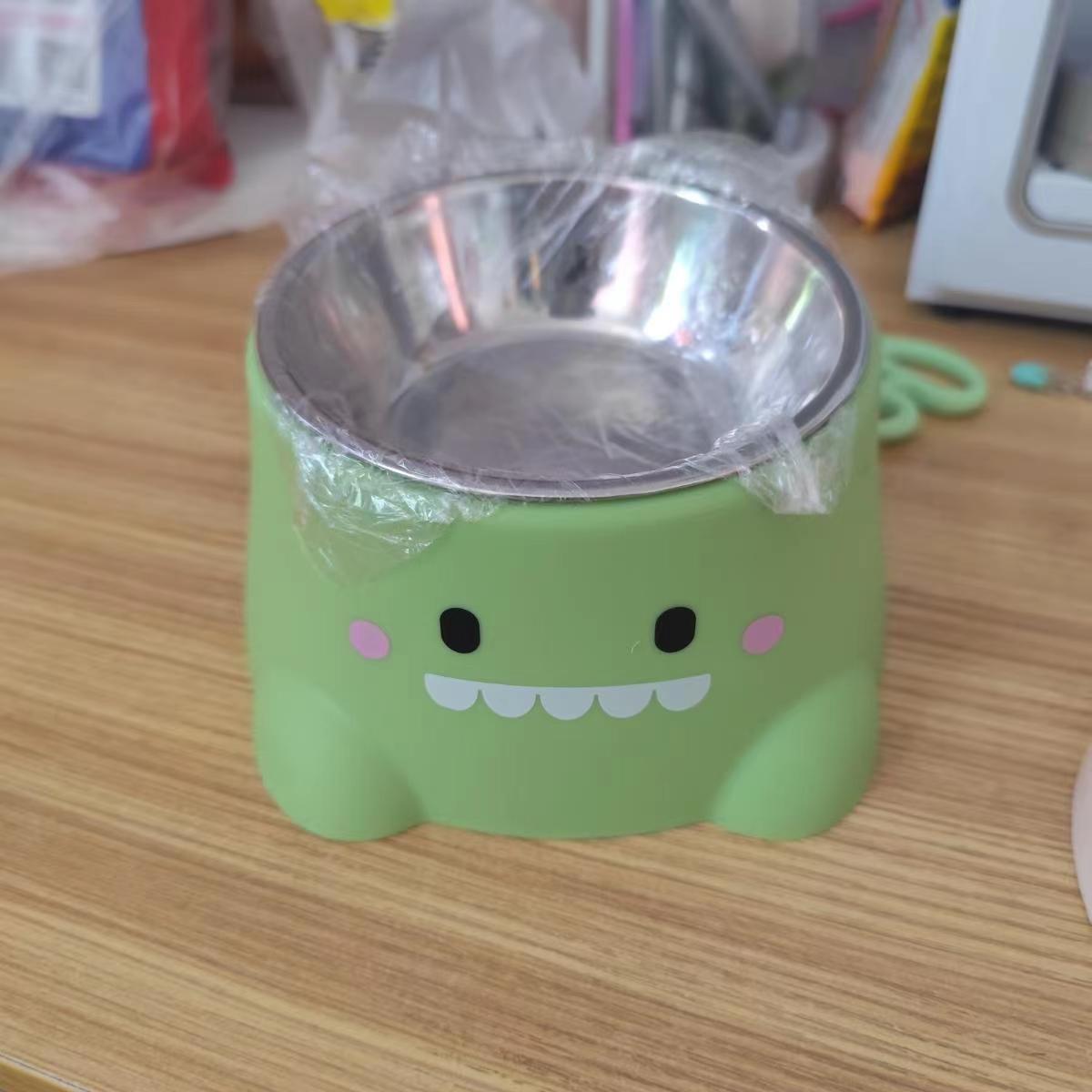 Cute Dinosaur Pet Feeding Bowl review Michael Wilson