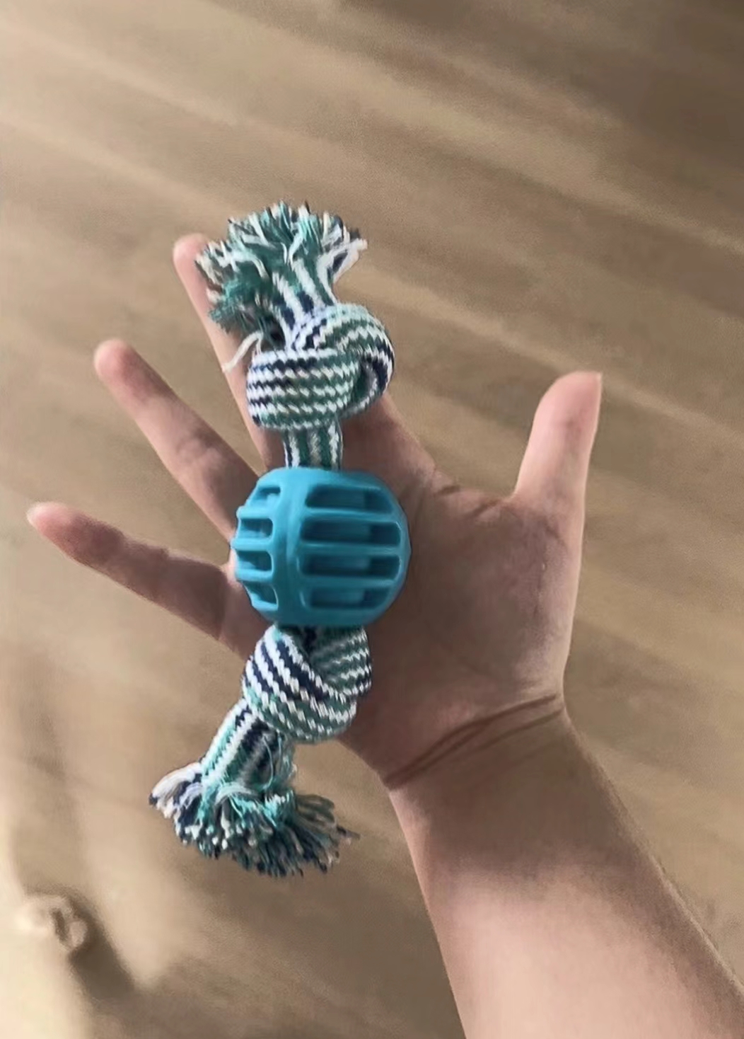 Durable Dog Chew Toy Rope Ball review Emily Davis