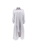 Women'S Fashion Loose Casual Button Up Shirt Skirt