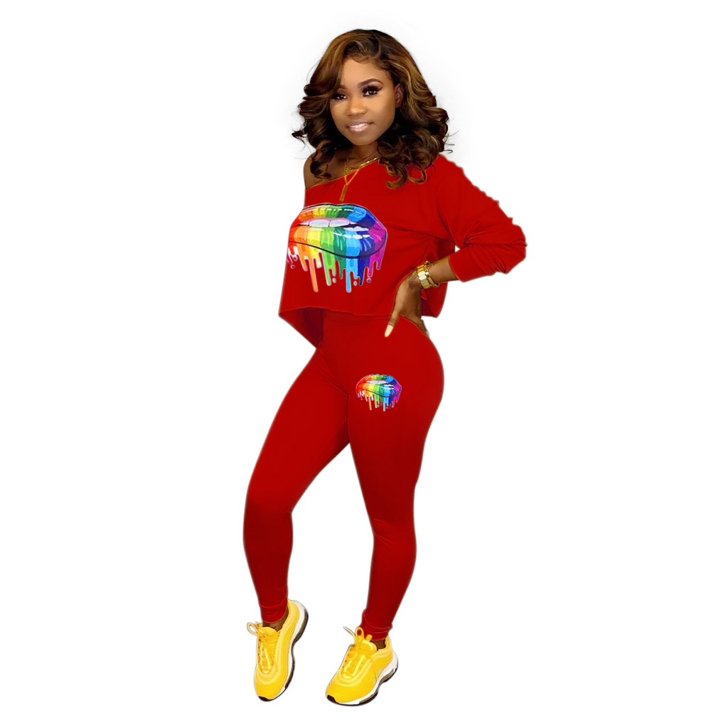 Autumn And Winter New Fashionable Printed Shoulder Set