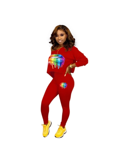 Autumn And Winter New Fashionable Printed Shoulder Set 01