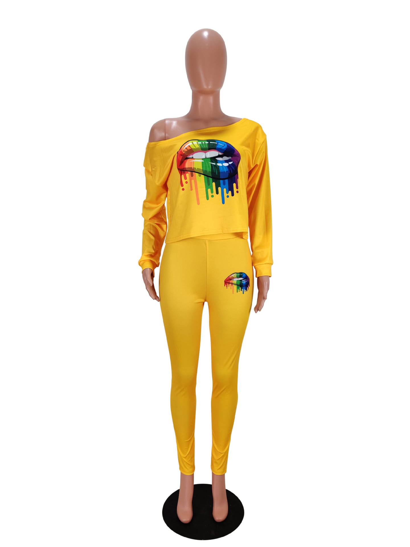 Autumn And Winter New Fashionable Printed Shoulder Set