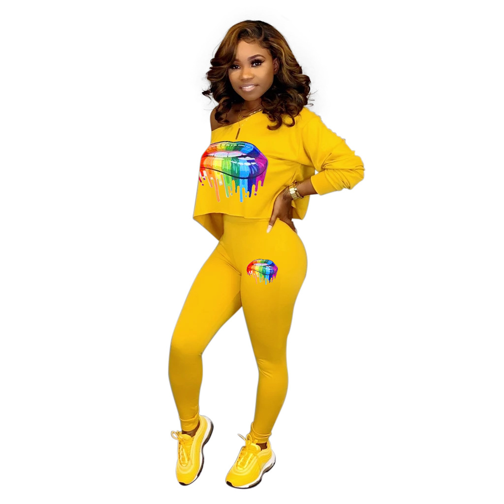 Autumn And Winter New Fashionable Printed Shoulder Set