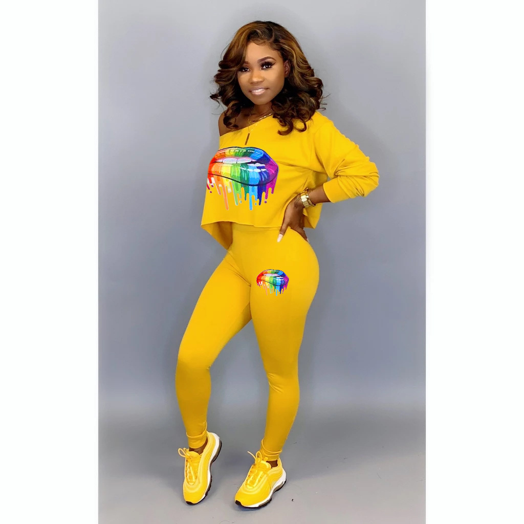 Autumn And Winter New Fashionable Printed Shoulder Set