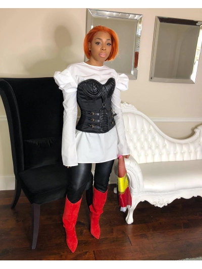 Solid Color Pleated Top  Autumn And Winter New Styles 02