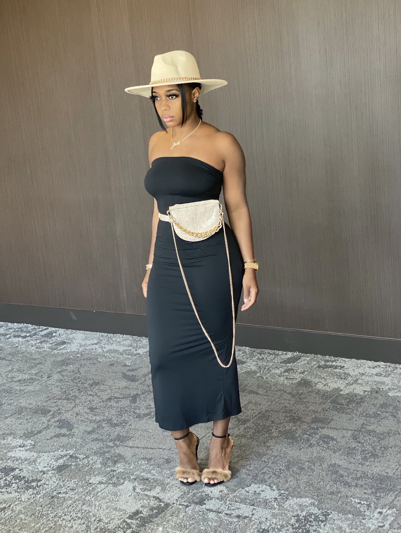 Summer Solid - Color Chest - Hugging Tight - Fit Slit Dress