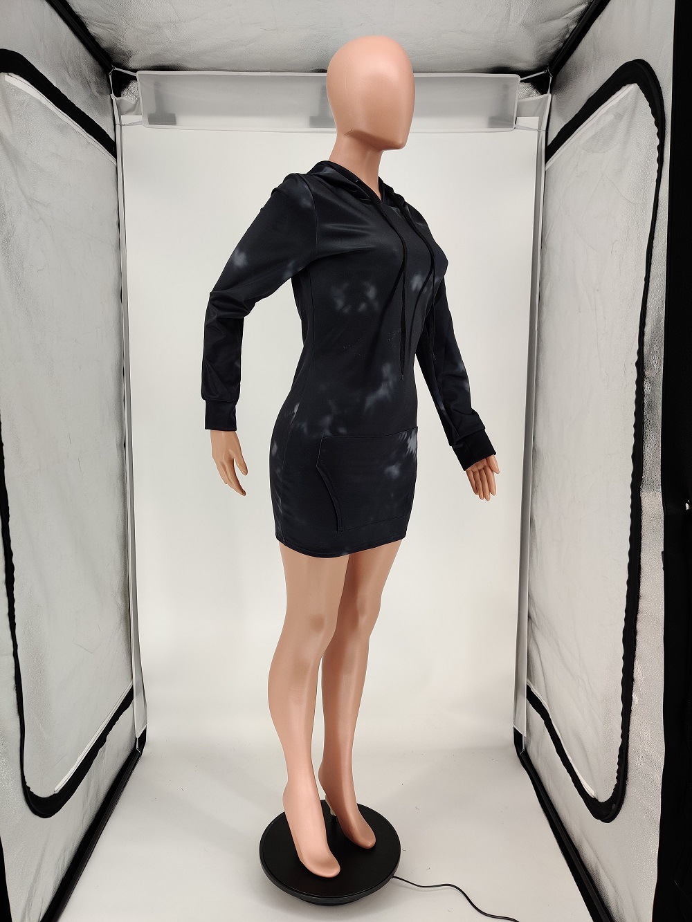 Hooded Drawstring Pocket Skirt | Casual Comfortable Women's Skirt