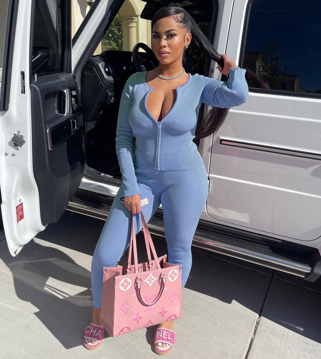 Winter Solid Color Pit Bar Double-Sided Zipper Set