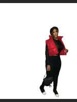 Autumn And Winter Fashionable Padded Cotton Leather Jacket