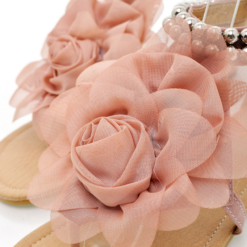 Bohemian Sandals 3D Flower Holiday Shoes