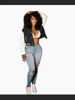 Button Down Baseball Jersey Double Layered Threaded Jacket