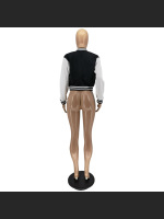 Button Down Baseball Jersey Double Layered Threaded Jacket