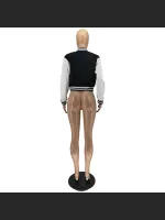Button Down Baseball Jersey Double Layered Threaded Jacket