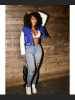 Button Down Baseball Jersey Double Layered Threaded Jacket