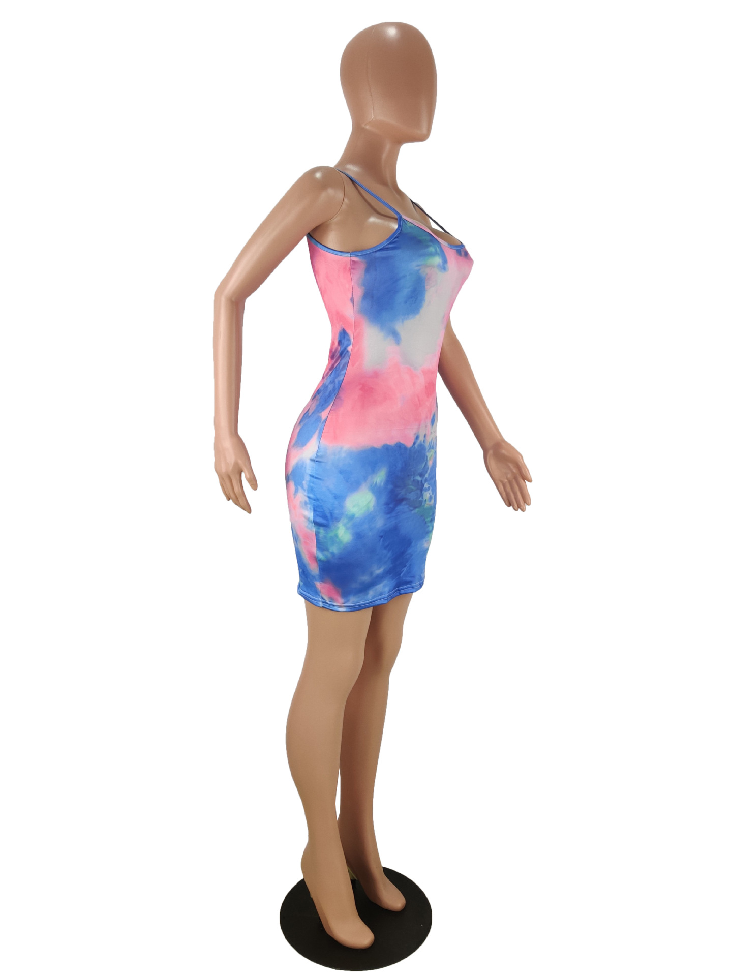 Fashionable Printed Camisole Dress