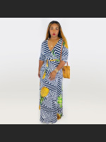 Summer Vibrant Tie-Dye Chest-Hugging Tight Skirt