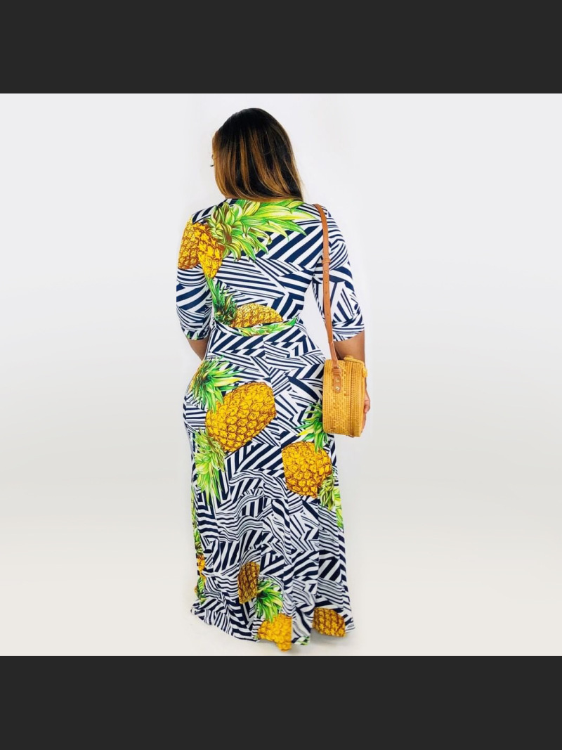 Summer Vibrant Tie-Dye Chest-Hugging Tight Skirt