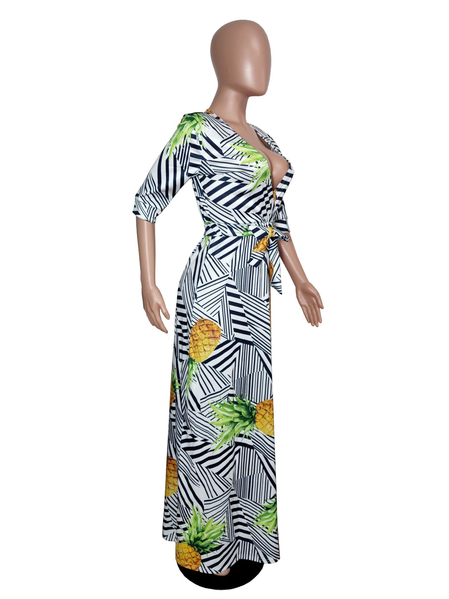 Summer Vibrant Tie-Dye Chest-Hugging Tight Skirt