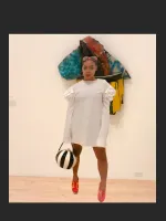 Fashionable White Pleated Autumn Dress